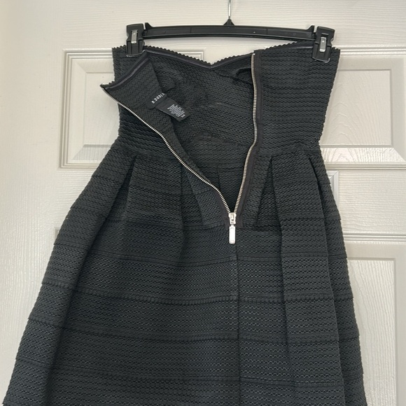 B Darlin Heavy Textured Strapless Dress - Picture 4 of 6